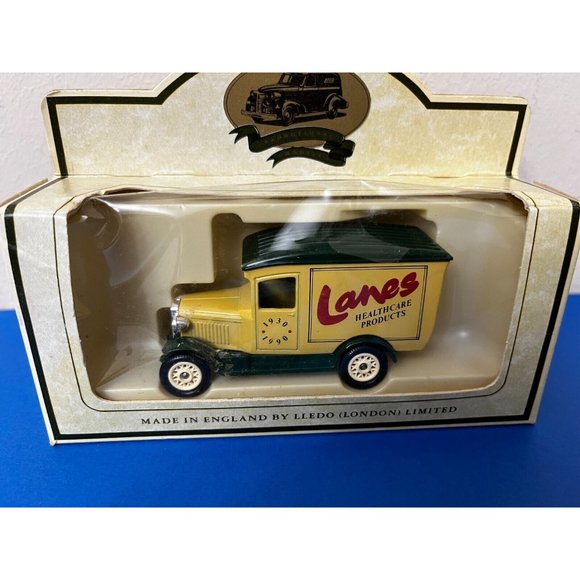 vintage LLEDO Diecast 1934 CHEVROLET BOX VAN Promo Lanes LP21 new nib - Picture 3 of 7